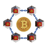 criptografia negociação 3d ícone png