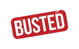 Busted Rubber Stamp Seal Vector
