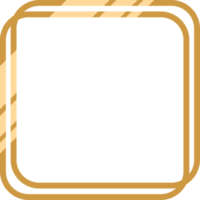 Gold frame png graphic clipart design