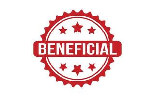 Beneficial Rubber Stamp Seal Vector