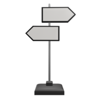 Direction board 3d icon png