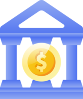 the bank dollar icon symbol png