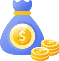 ícone de bolsa de dinheiro png
