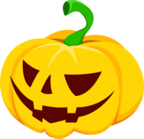 Víspera de Todos los Santos elemento ilustración con calabaza linterna. png