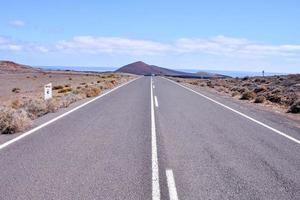 Scenic road view photo