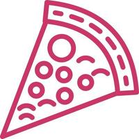 Pizza Slice Vector Icon Design