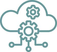 Cloud Computing Vector Icon Design