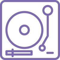 Turntable Vector Icon Design