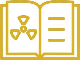 Chemistry Open Book Vector Icon Design