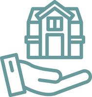 Home Insurance Vector Icon Design