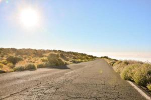 Scenic road view photo