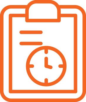 Tasks Schedule Vector Icon Design