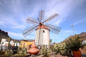 An old windmill photo