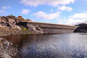 Dam in the mountains photo