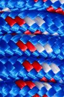 A blue rope texture photo