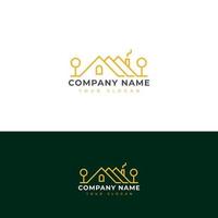 Modern Real estate logo vector design template, construction logo