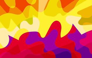 Colorful Groovy background design concept, abstract background vector