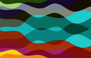 Colorful Groovy background design concept, abstract background vector