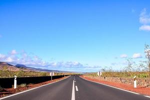 Scenic road view photo