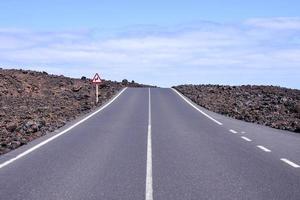 Scenic road view photo