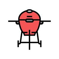 smoker beef color icon vector illustration