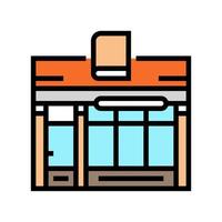 bookshop shop color icon vector illustration