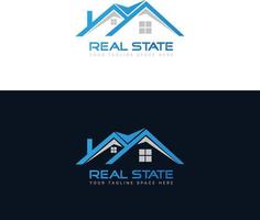 Real state logo design vector