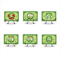 Photographer profession emoticon with checklist cartoon character vector