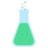Laboratory flask. Vector illustration
