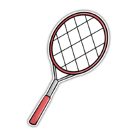 racket sticker illustratie png