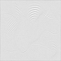 Abstract background wave of particles. Surface of wave dots. Vector