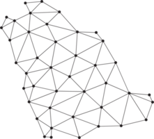 polygonale saudi-arabische karte. png