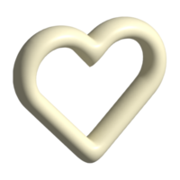 3D-Symbol der Liebe png