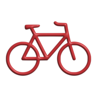 3d icono de bicicleta png