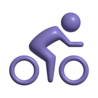 3d ikon av cykel png