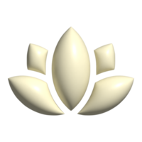 3d icône de lotus png