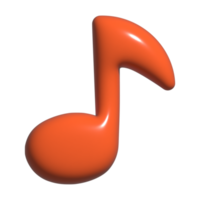 3d Symbol Musik- Hinweis png