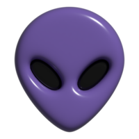 3d ikon utomjording, monster png