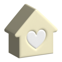 3d icono de amor png