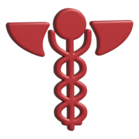 3d ícone médico símbolo png