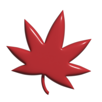 3d icône feuille png