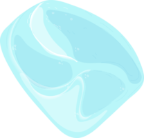 Crystal. Curative Transparent Healing Quartz. Blue Gradient Clear Bright Gem. Magic Stone png