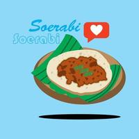 Traditional Indonesia food eps vector