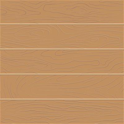 Wood texture background. Five wooden boards in flat design. Vector illustration