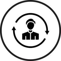 Returning Visitor Vector Icon Design