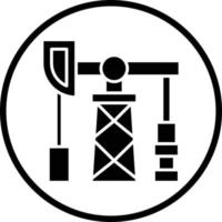 Oil Pump Vector Icon Design