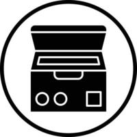 Deep Freezer Vector Icon Design