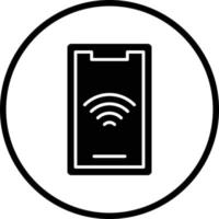 Mobile Wifi Vector Icon Design