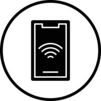 Mobile Wifi Vector Icon Design