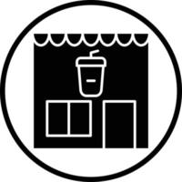 Coffee Shop Vector Icon Design